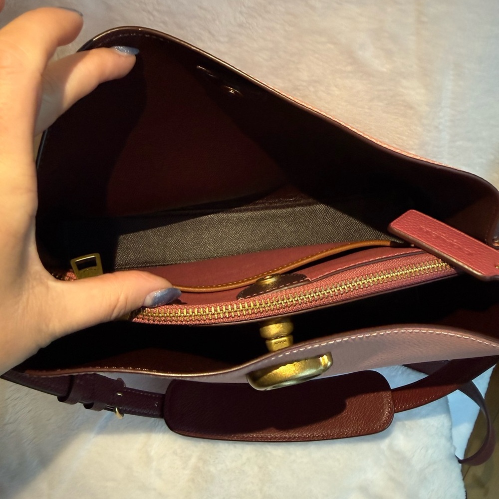 Coach Willow Color Block Bucket Bag - Picture 9 of 14